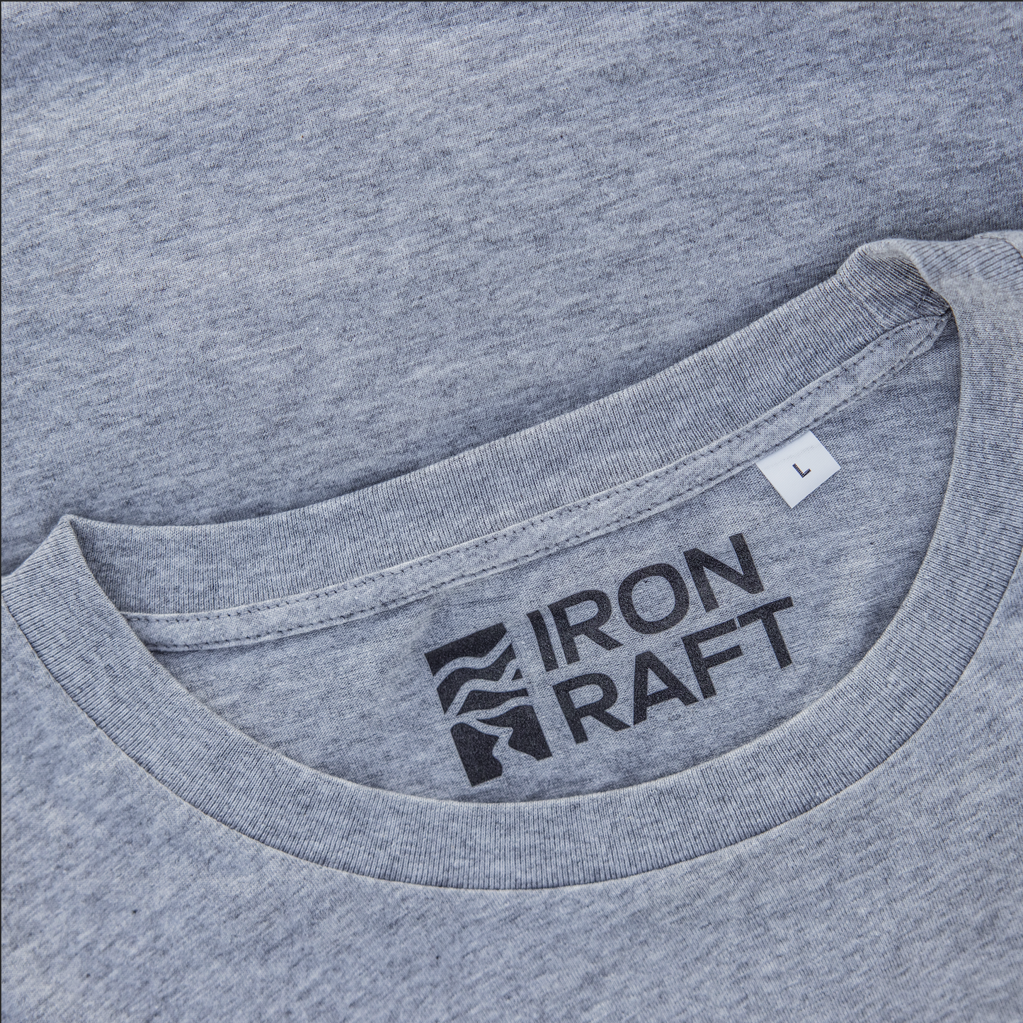 Packraft Outline, Long Sleeve Tee - 100% Organic Cotton