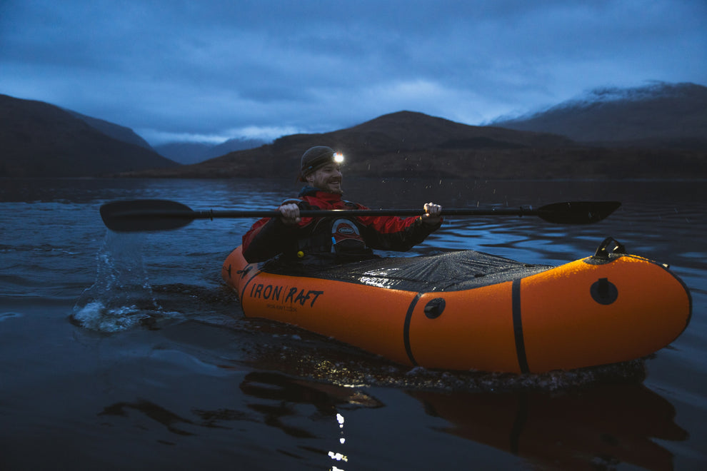 Wrapped Raft Bridge The Paddle Ready + IRON RAFT Packraft | Iron Raft